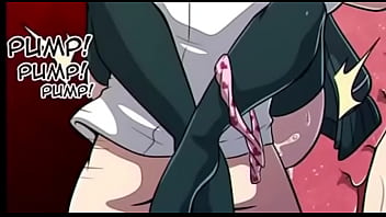 Preview 2 of Big Jusi Pussi - Hajime and Chiaki fuck during the Class Trial (Kinkymation)