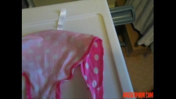 Preview 2 of Finally She Give - Cumming in another Pair of Step Daughter&#039_s Panty: Gay pain slut