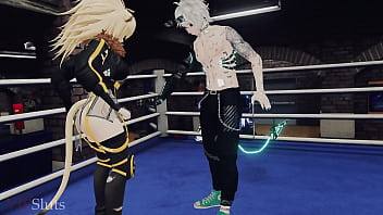 Preview 1 of Asamese Sex Vidio - VIPSluts - Cute FEMBOY Gets His BUSSY Ripped By Gym FUTANARI Trainer