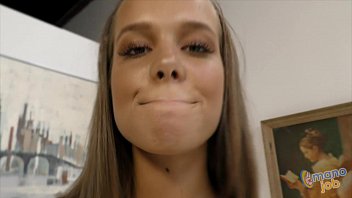 Preview 2 of Clxxx - Cute teen Liza Rowe got facial
