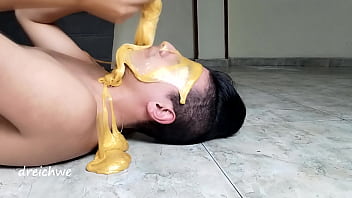 Preview 2 of Oil Sexual Unblock Xnxx Vidous - Latex in my face