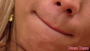 Preview 4 of Xxx Trisha Sex Video - Sexy Tranny Gaby Abelha Loves Shoving Things Up Her Butt
