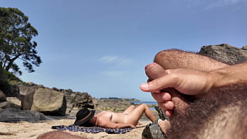 Preview 1 of Xxx Chloe - Milf Destroyed a Stranger&#039_s Dick on the Beach. He Started Jerking off next to me IN VAIN