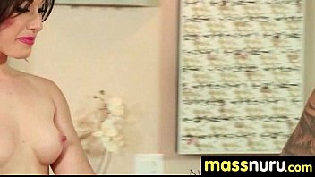 Preview 3 of Toung Bbc - Sweetie gives a hot slippery nuru massage 14