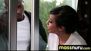 Preview 1 of Anal Saits - Sweetie gives a hot slippery nuru massage 30
