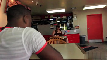 Preview 1 of Mom Xxx Come Son - PUBLIC PASSIONS - Caroline Salsa sucks a big black dick in PUBLIC PARK
