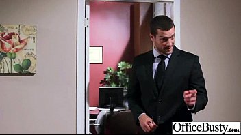 Preview 1 of Xxx With Pizza Guy - Bigtits Office Girl (sarah vandella) Banged Hardcore movie-29
