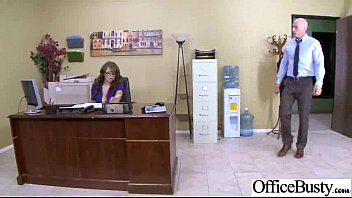 Preview 1 of Laura Paseando Por El Metro - Bigtits Office Girl (cassidy banks) Banged Hardcore movie-11