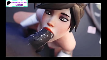 Preview 2 of Big Rum Xxx - TRASER BBC BLOWJOB HENTAI ANIMATION 60FPS 4K