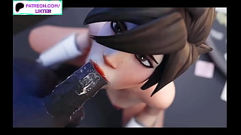 Preview 3 of Big Rum Xxx - TRASER BBC BLOWJOB HENTAI ANIMATION 60FPS 4K