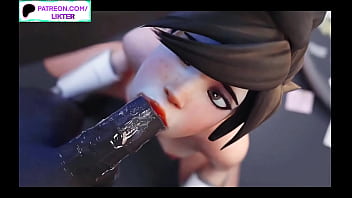 Preview 4 of Big Rum Xxx - TRASER BBC BLOWJOB HENTAI ANIMATION 60FPS 4K