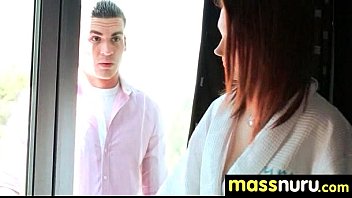 Preview 1 of Cousin Sister Sexson - Nuru Massage Ends with a Hot Shower Fuck 17
