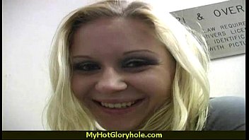 Preview 1 of Solo Lesebean - Nasty Slut Sucks Big Cock At Gloryhole 21