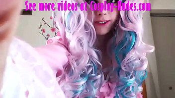 Preview 2 of Muslimphudi - Young Cosplay girl strips Kawaii pop anime