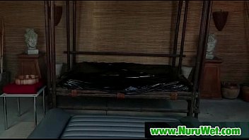 Preview 4 of Hidden Indian Boys Bathing Mms - Lucky Client gets a Full Service NURU Massage 10