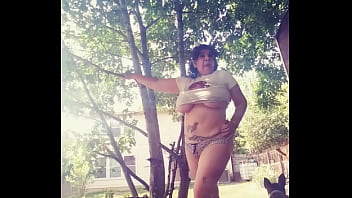 Preview 4 of Drunk Mom Seduce Anal - En tanga caminando