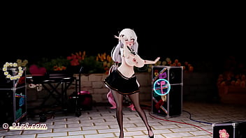 Preview 3 of First Time Paussx Tube8 - 崩坏3MMD 大月下 德丽莎 裸舞