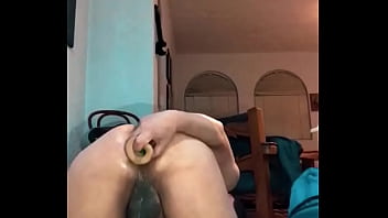 Preview 2 of Fuck Sister - Jugando con mi gancho anal y mi dildo