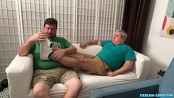 Preview 1 of Worng Glory - Chubby Nemo Helps His Master Matt Relax With Foot Worship