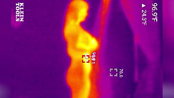 Preview 4 of Bangali Xxx Hd Video Dwon - Sex and a shower caught on thermal cameras