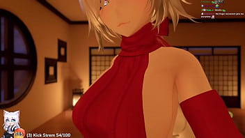 Preview 1 of Korean Lesbian Sex Video - VRChat streamers gone wild compilation