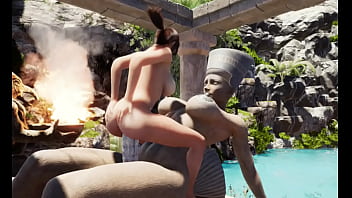Preview 1 of Alura Jeneson Anal - Lura Rides the Jewels of the Nile