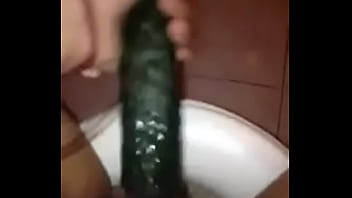 Preview 4 of Son Catches Mom Sex To Boyfrind - girl masturbathing with cucumber