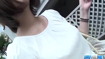 Preview 1 of German Online Men Hand Job - Ran Minami gets to suck cock while in a car