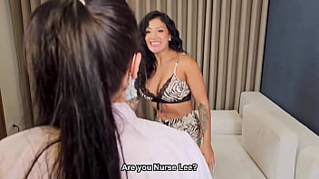 Preview 1 of Lsst Time - Mariana Martix feels sick and calls nurse Silvana Lee to take her temperature