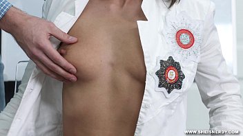 Preview 2 of Camgirls Com - She Is Nerdy - Nerdy slut Sandra Wellness gets drilled teen-porn