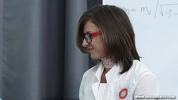 Preview 1 of Camgirls Com - She Is Nerdy - Nerdy slut Sandra Wellness gets drilled teen-porn