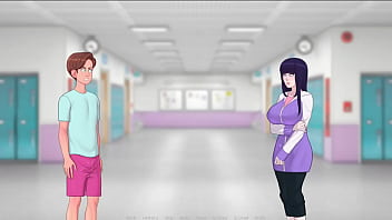 Preview 3 of Teens 4some - SexNote Cap 14 - follando en la cocina con mi madrastra y mi amiga y una MILF me hacen una paja