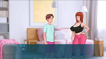Preview 1 of Teens 4some - SexNote Cap 14 - follando en la cocina con mi madrastra y mi amiga y una MILF me hacen una paja