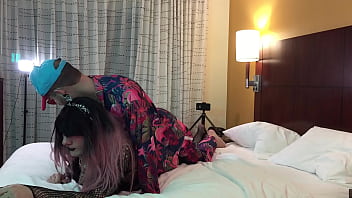 Preview 4 of Dr New Xxxx Video 2018 Punjabi - Rapper Fucks Goth Trans Girl