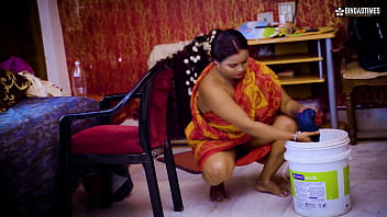 Preview 1 of Arab Lesbisn - Desi House owner fucks his maid after seeing her big boobs and cunt ( Hindi Audio )