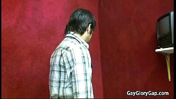 Preview 1 of Big Tits Dj - Blowing a tall blonde young dude with a 8&#039_ cock 09