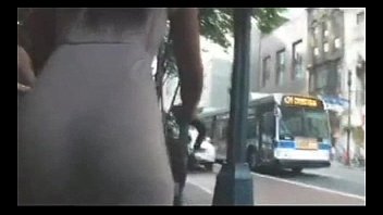 Preview 1 of Pillow Masturbate - Nice Ass in Grey Dress