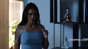 Preview 1 of African Gil - Stepdaughter&#039_s Bloom,  Les Stepmom&#039_s Taboo Doom - Dana Vespoli,  Chloe Surreal