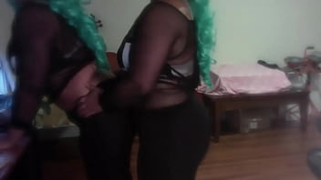 Preview 1 of Boobs Gir - m. and daugher thots hump each other