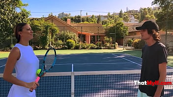 Preview 1 of Sex Xxx Videos H D C - Stepmom Loves Tennis,  I Wish She Played With My Penis