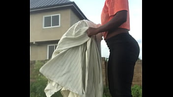 Preview 3 of Www Hot Indian Sexphoto Com - Crazybitch continue folding clothes whiles twerking
