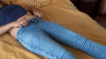 Preview 4 of Nun Xxx 2017page4 - Stepmom in jeans masturbates twice and I cum in her big ass