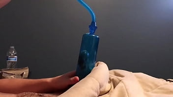 Preview 1 of Africa Porn Sex Video - Pumping up my Penis