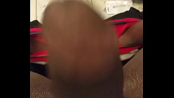 Preview 4 of Wanking With My Wifes Panties - my FIRST EBONY experience