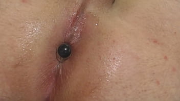 Preview 3 of Tia Oldman - condom buttplug complete insertion