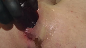 Preview 2 of Alison Taylor Neighbour Boy - round buttplug gaping