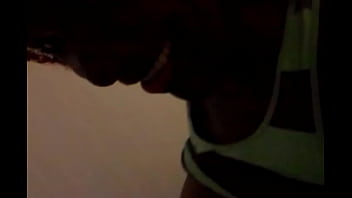 Preview 2 of Bathing Mom Videos - Ebony sucking big black cock
