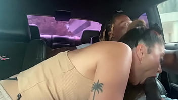 Preview 2 of Jav Insane Mother Sex Lesson - Marina Maya&#039_s Thrilling Drive : SUCKING BIG BLACK DICK