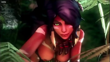 Preview 1 of Sex Dawelode - Queen of the jungle