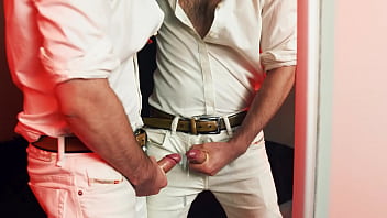 Preview 4 of School Sirbus - A handsome guy masturbates in front of a mirror. I finish loudly and fill the mirror with my sperm.